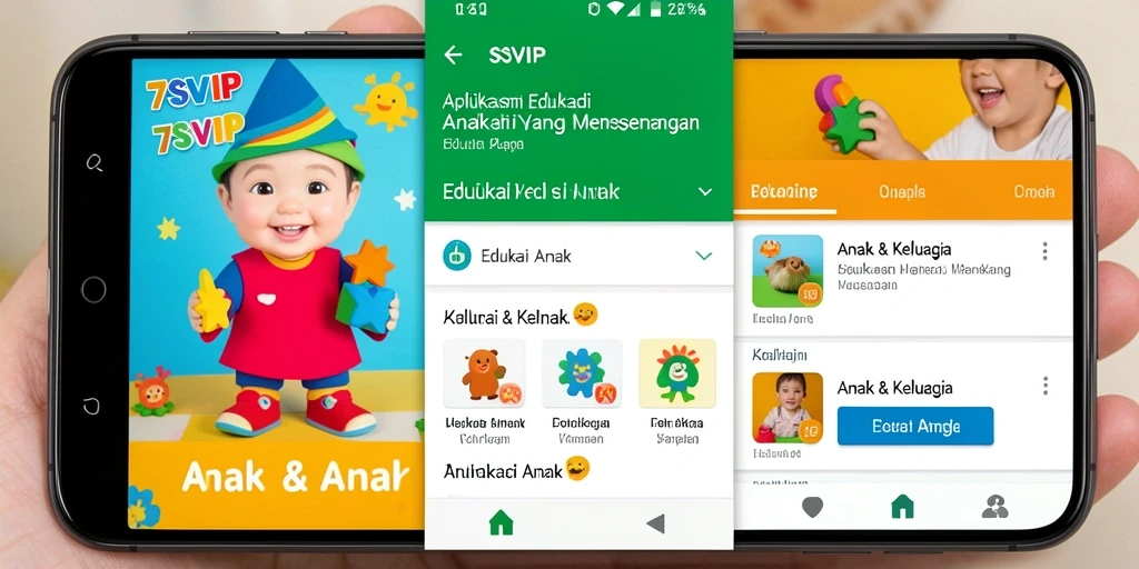 Tampilan antarmuka <strong>7SVIP</strong> yang menyenangkan dan interaktif untuk anak-anak.