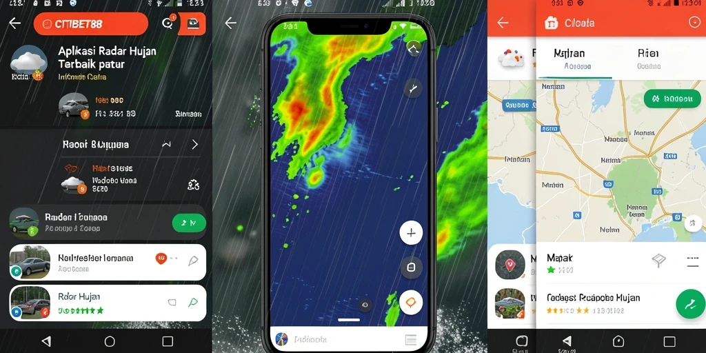 Antarmuka CITIBET88 menampilkan radar hujan yang jelas dan informatif.