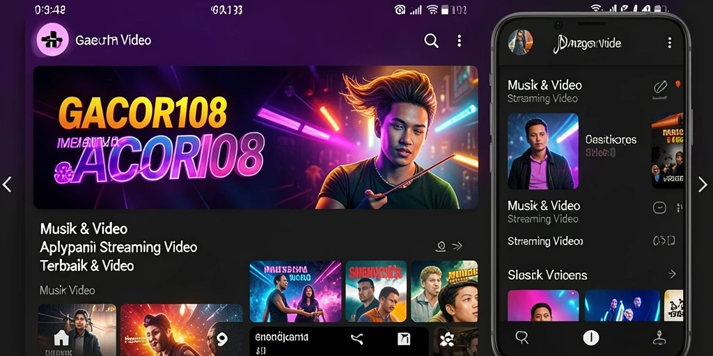 Antarmuka GACOR108 yang intuitif untuk streaming video.