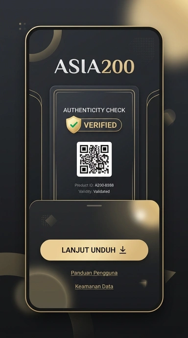 Tampilan kanal resmi asia200